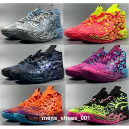 Lamelo Ball Mens Women Basketball Shoes Blue MB 4 MB0.4 MB4 Foam Melo Zapatillas Lamelos Rick Y Morty 2024 Man Woman Fashion Trainer Sneaker Size 5.5 - 12