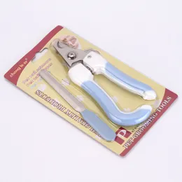 Pet Nail Clippers Cutter med filuppsättning Säkert för djurhundar Katter Pig Birds Guinea Claws Scissor Cut Product Free Frakt