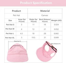 Pet Cat Caps Puppy Summer Solid Oxford Cap Dog Baseball Shat Hat Outdoor Sun Bonnet Cap Chihuahua аксессуары для домашних животных