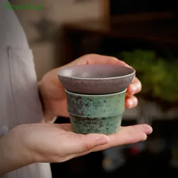 Ceramica tè tè da tè infusore kung fu accessori set da tè cupo tè in ceramica scaricata garza giapponese garza in maglia in maglia