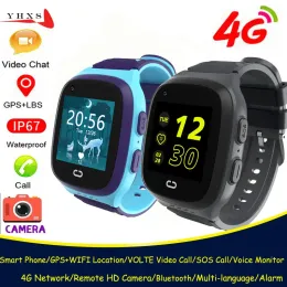 Watches LT31 4G Smart Watch Kids GPS Wi -Fi Call Video SOS IP67 Waterproof dziecięcy aparat Smartwatch Monitor Monitor Lokalizacja Zegarek telefoniczny