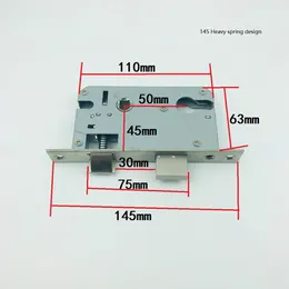 5045 University Mortise Heavy Spring Door Lock 바디 화장실 화장실 잠금 장치 홈 하드웨어 피팅 풀업 디자인