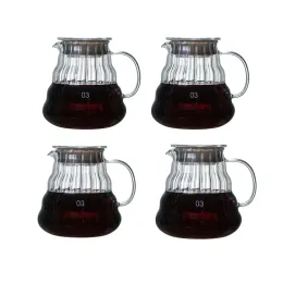 Cafeteira Coffee Pot Striped Filter Coffee Maker Hand Brew Striped Maker, Sharing Pot, Kesselkrug