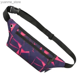 Sport Bags Running waist bag womens mobile phone bag outdoor jogging bicycle bag waterproof adjustable anti-theft bag mens waist belt sports bag Y240410Y240418OUXI