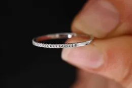 Кольца Band Rings New Fashion Pare Ring Creative Diamond Ring Fullingly Ring Ring Micro Diamond Ring 925 Silver J240410