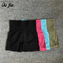 Yoga Outfits Energy Seamless Yoga Running Shorts Fitness High midja Träning Kvinnor Stretch Gym Shorts Bicycles 2020 Gym Leggings Y240410