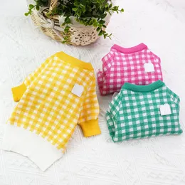 S-3XL PET DOG CAT WINTER PLAIDS سترة الطقس البارد ملابس سماكة لطي