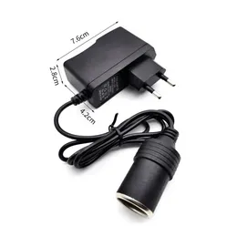 Energia de energia do conversor de energia economia de alta eficiência ABS 110-220V a 12V 1A Adaptador de conversor do plugue de soquete para carro para carro para carro