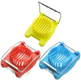 new 2024 Multifunction High Quality Kitchen Cut Egg Slicer Sectioner Cutter Mold Flower Edges New Egg Shaper Kitchen Accessories 3 Colors