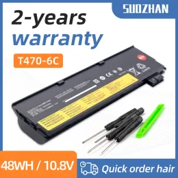 Batterier Suozhan 01AV425 61+ Laptop Battery för Lenovo ThinkPad T470 T570 T480 T580 A475 P51S P52S TP25 01AV491 01AV427 01AV428 01AV423