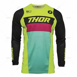 New Team Downhill Enduro Jeresy Motorcycle Motocross Racing MTB MX Off Road Long Sleeve Cycling Jersey Bicycle T-shirt BMX ATV