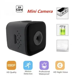 Kameras Mini -Kamera WiFi Outdoor wasserdicht mit Karte Micro Action Camera Full HD 1080p Hotspot Wireless Video Camcorder SQ28 Micro Cam