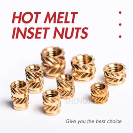 SJ 120 PCS MELT HOT MELT INSETURA KIT M2 M2.5 M3 FEMANHO NOTAS BRASS NOTAS CONJUNTO DE NOTÇÕES CONFIGADAS CONFIGADAS CONFIGADAS DE NUSTA DE INSTRAÇÃO