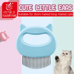 Fenice Cam Comb Pet Grooming Hair Remover Supplies Cat Accessories Brush For Shedding Grooming Dogs Massage Comb Shedding Tools
