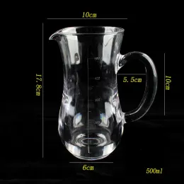 PC acrylic fruit juice pot plastic red wine dispenser Transparent tea Pot Glass Milk Coffee Kettle Measuring Mug Decanter Liquor