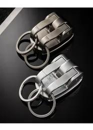 Keyring -Sicherheitsclip auf Hochleistungsgürtelschlüssel Clip Belt Keychain Schlüsselklettern Haken Schlüsselkette Ringe Key Ring Man Geschenkzubehör Zubehör