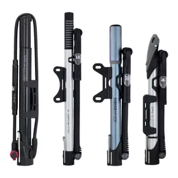 Giyo rowerowe przenośna pompa wysokiego ciśnienia 120/140PSI Air Inflator Pedal Pedal Rotatable długi wąż Presta Schrader Bike Pump 7 Typ 7 Typ