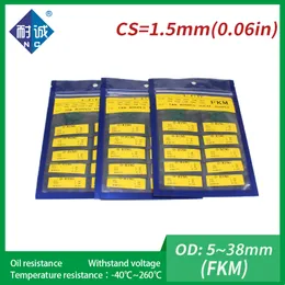 SEAL O-RING FKM CS1.5MM OD5/6/7/8/9/10/11/12/11/14/16/16/17/18/20/22/22/22/23/25/25/26/27/28/29/30/31/32/33/34/35/36/37/38*1,5 mm