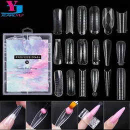 Multi Nail Forms Quick Building Gel Polish Molds For Extending Tip Acrylic Sculpted Nail Art DIY Manicure Tools Equipment