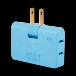US 3 in 1 Extension Pluge Electrical Adapter 180 درجة دوران قابل للتعديل مصغرة الشكل المحمول ، مقبس محول الهاتف المحمول