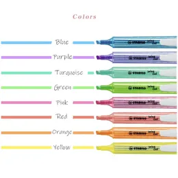 1pcs STABILO Swing Cool Bright Color Highlighter Pen, Pocket Sized Marker Liner Spot Highlighting Drawing F586