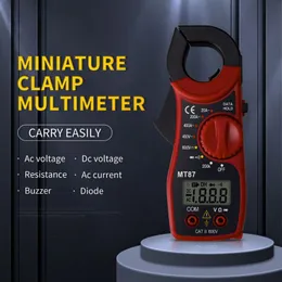 MT87 LCD Digital Clamp Meter Multimeter AC/DC Ammeter Voltmeter Resistance Test Portable Spänningstestare Aktuell motstånd Multi