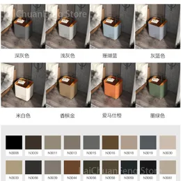 Modern Bedside Table Creative Leather Customized Luxury Home Nightstands Solid Wood Lockers Bedroom Furniture Storage Cabinet