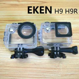 アクセサリーオリジナルの防水ハウジングケース保護シェルラウンドまたはスクエアレンズfor Eken H9 H9R C30 S10 SJCAM SJ4000 SJ7000アクションカメラ