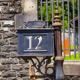 7 cm Haustürnummern Aufkleber 3D Mailbox-Nummern Schilder 0-9 Selbstkleber für Haus Apartment Office Hotelzimmer Briefkastenschilder