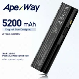 Batterier Apexway 10.8V 5200mAh 593554001 593553001 MU06 LAPTOP -batteri för HP 2000 Notebook CQ56 CQ32 CQ42 G62 G72 G56 MU09