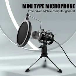 Mikrofone 3,5 mm drahtloses Home Stereo Desktop Stativmikrofon für PC YouTube Video Chat Games Podcast -Aufnahme -Meetingsq geeignet