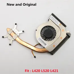 パッド新しいオリジナルUMA CPUクーラー冷却ファンヒートシンクLENOVO THINKPAD L420 L421 L520ラップトップ04W1463