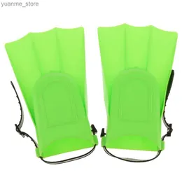 Acessórios de mergulho Childrens Flip Swimming Diving Learning Tools Snorkeling Diving Flip Paddling Training Fins 25-30 jardas Y240410