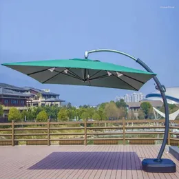 Umbrellas Umbrella Outdoor Aluminum Alloy Large Columbus Sun Exhibition Advertising 3.5 Meters Big Curved Tent