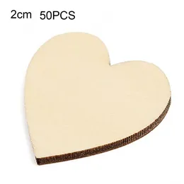 VENDITA CALDA 50 pezzi di legno Love Hearts forme fai -da -te Cuore appeso a una tavola di nozze artigianato Decor rustico arredamento per matrimoni rustico