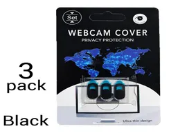 Sekretess Webcam Cover Plastic Universal Camera Cover för Web Laptop PC Laptops Sticker för telefonkamera2729286