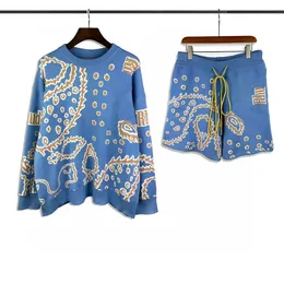 #6 Sweater Designer de moda francês Cardigan Pull Shirts Homens Homens Mulheres High Street Knit Jumper Hoodie moleto