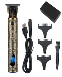 DHL gratis närbeslutande digital frisör Electric Hair Clipper Professional Barber Men laddas med Box3195910