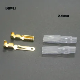 200pcs/50 çift kadın erkek kürek kıvrım terminalleri kollu tel sargı konnektörü 22-16 AWG 0.5mm2-1.5mm2 2.8mm 6.3mm 4.8mm