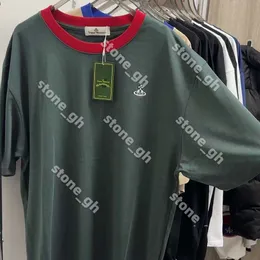 Мужская футболка с аэрозольным спреем Duyou Viviennely West Wood Funt Brand Clothing Мужчина Женская летняя футболка с буквами хлопковые майки высококачественные топы 512
