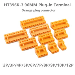 1st 10st 20st / Lot HT396K-3.96 Plug-in Terminal Block HT 3.96mm Female 2P 3P 4P 5P 6P 7P 8P 9P 10P 12P Orange Plug-anslutning