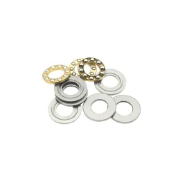 1 pcs F8-14m Cuscinetto di spinta a sfera assiale 8 mm x 14 mm x 4 mm mini mini 3 in 1 cuscinetto a sfera a sfera di spinta cuscinetto a sfera assiale metallico