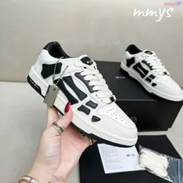 Bones Shoes Designer Sneakers Top Low Men Women Amiirii shoes Leather Sneaker Luxury Skeleton Blue Red White Black Green Gray Pink Couple Casual Mens Shoes