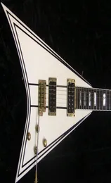 Randy Rhoads RR 1 Black Pinstripe White Flight V Электро -гитара Золотой аппаратный блок шваф