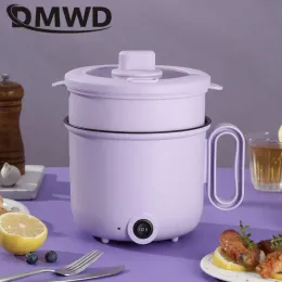 Multiookers DMWD 1.5L Çok Foker Elektrikli Pişirme Makinesi Sıcak Pot Yemek Vapur Erişte Yulaf Lapası Çorba Ocak Kahvaltı Makinesi STICK 220V