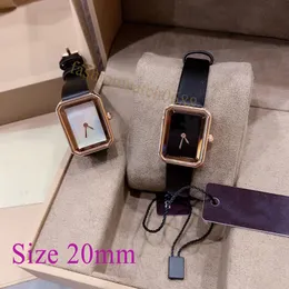 New Womens Watch High end Square Gold Quartz Watch Leather Luminous Watch Womens Waterproof Watch Montre de Luxe Based on actual images