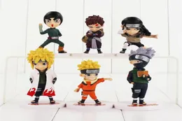 6pcslot figür oyuncak itachi gaara kakashi shikamaru sasuke yondaime neji ağrı deidara sasori sevimli model bebekler mx2003196794736