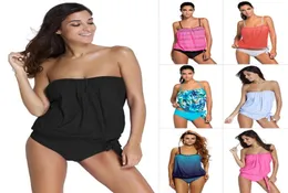 Frühlingsbadanzug Frauen gedruckter Bikini sexy großgröße geteilt konservatives Schlankheitsbad 41917301R1792545