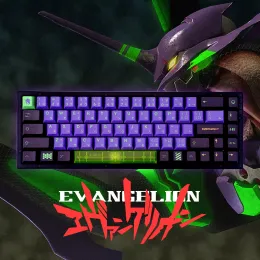 アクセサリーEVA MECHA01 KEYCAP、134 KEYS PBT KEYCAPS CHERRYプロファイルDYESUB EVA日​​本のキーキャップ