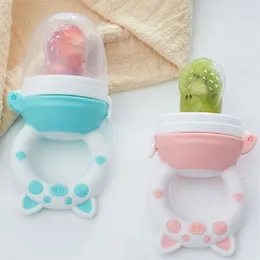 Baby Fruit Bite Nipple Fresh Food Feeder Newborn Eat Juice Extractor Pacifier Food Molars Gum Feeding Bottle Cup Soonther Drum